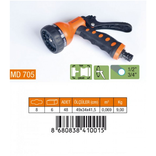 MEDALYAN OTOMATİK TABANCA 7 FONKSİYONLU / 8 - 48